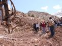 گزارش تصویری بازدید رئیس  و دانشجویان کارشناسی ارشد معدن ، نفت و ژئوفیزیک ازمعدن بوکسیت تاش 